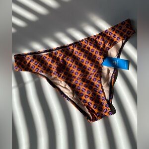 Cupshe New with tag Printed Bikini Bottom Size XL Colourful Beach Vacation Swim